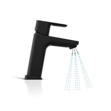 Load image into Gallery viewer, 10° Free black washbasin standing mixer tap
