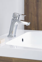 Load image into Gallery viewer, 10° washbasin standing mixer tap, 170 mm, with waste
