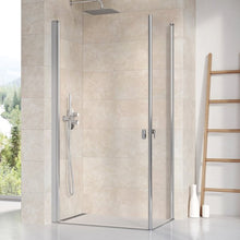 Load image into Gallery viewer, Chrome CRV1 + CRV1 shower enclosure

