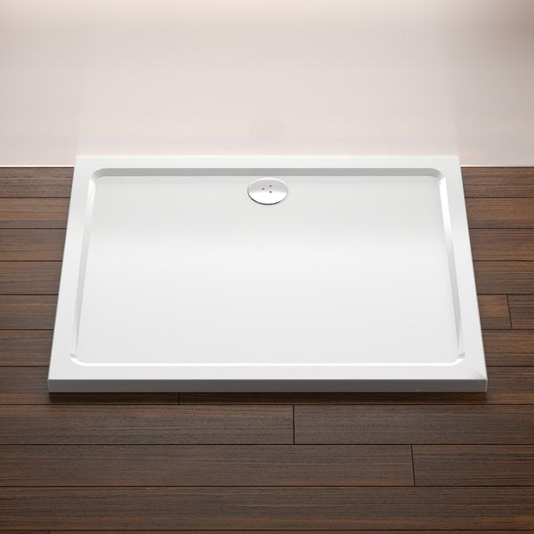 Acrylic rectangular shower tray