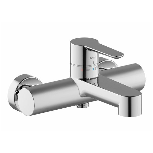 Puri wall-mounted bath tap