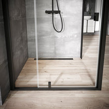 Load image into Gallery viewer, Runway black inset shower drain
