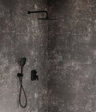 Cargar imagen en el visor de la galería, 10° Free black built-in bath/shower tap
